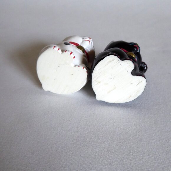 VINTAGE NEW JAPANESE JAPAN 2” HAND PAINTED MANEKI NEKO LUCKY CAT FIGURE SET - Picture 8 of 8